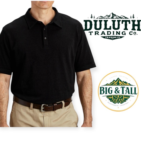Duluth Trading Co. Men's Power Play Relaxed Fit Short Sleeve Polo Big & Tall 3XL - Picture 1 of 8